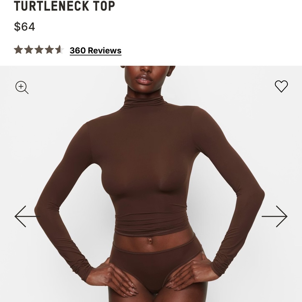 Skims fits everybody turtleneck top